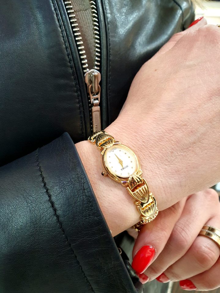 INTIMA 23k Golden ladys watch IN614 INTIMA 23k Golden ladys watch IN614