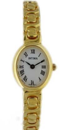 INTIMA Moda Vintage 23k Golden watch IN863