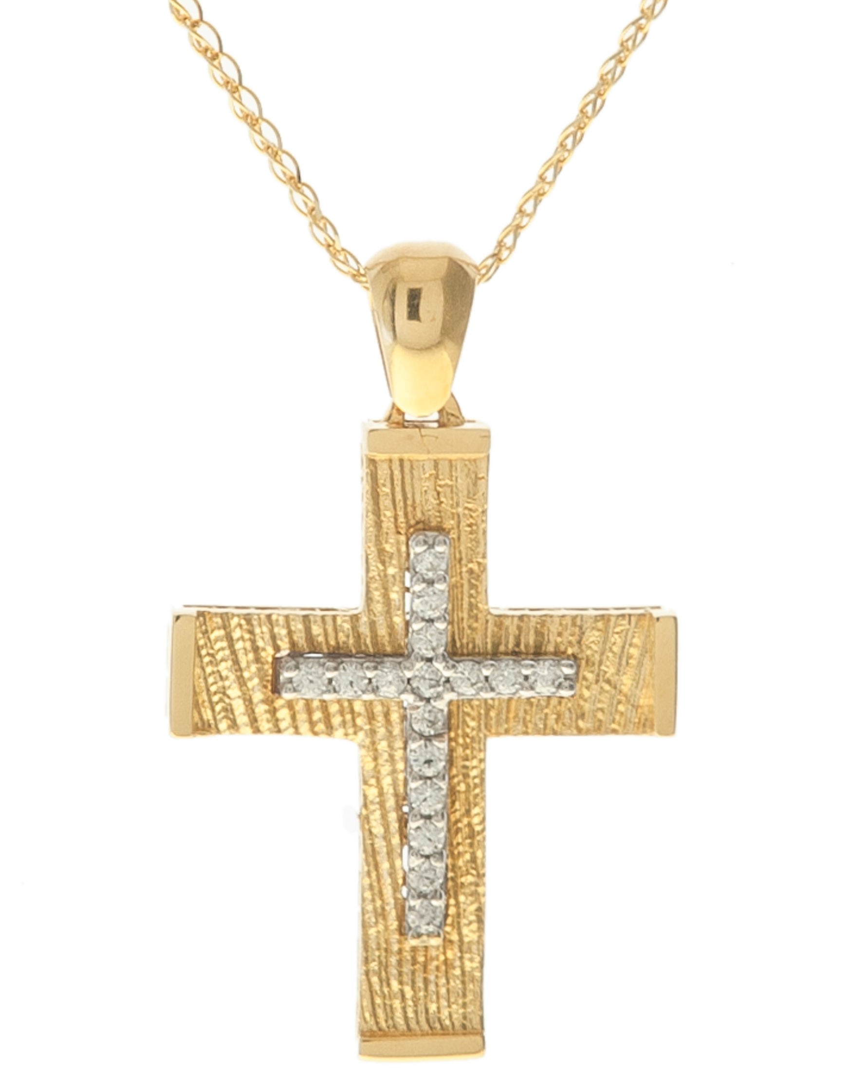 Βαπτιστικός σταυρός κορίτσι Κ14.88428 Βαπτιστικός σταυρός κορίτσι Κ14.88428