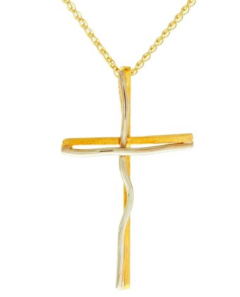 Βαπτιστικός σταυρός χρυσός Κ14.88444