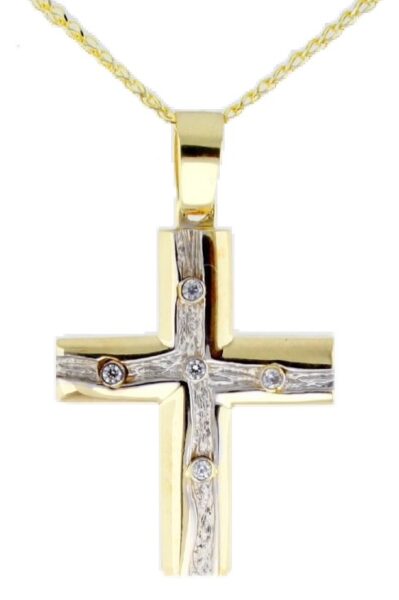 Βαπτιστικός σταυρός κορίτσι Κ14.88587
