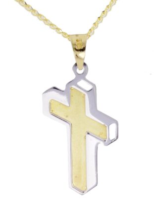 Βαπτιστικός σταυρός χρυσός Κ14.88609