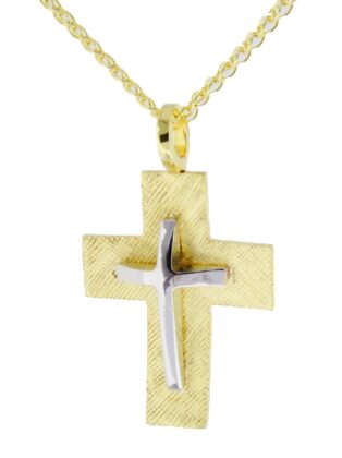 Βαπτιστικός σταυρός χρυσός Κ14.88616