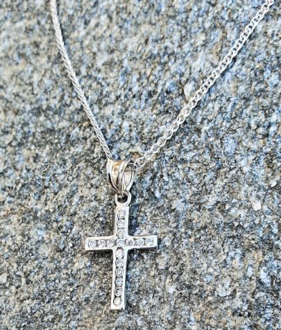 Σταυρός κορίτσι λευκόχρυσος Κ14.87690 Σταυρός κορίτσι λευκόχρυσος Κ14.87690