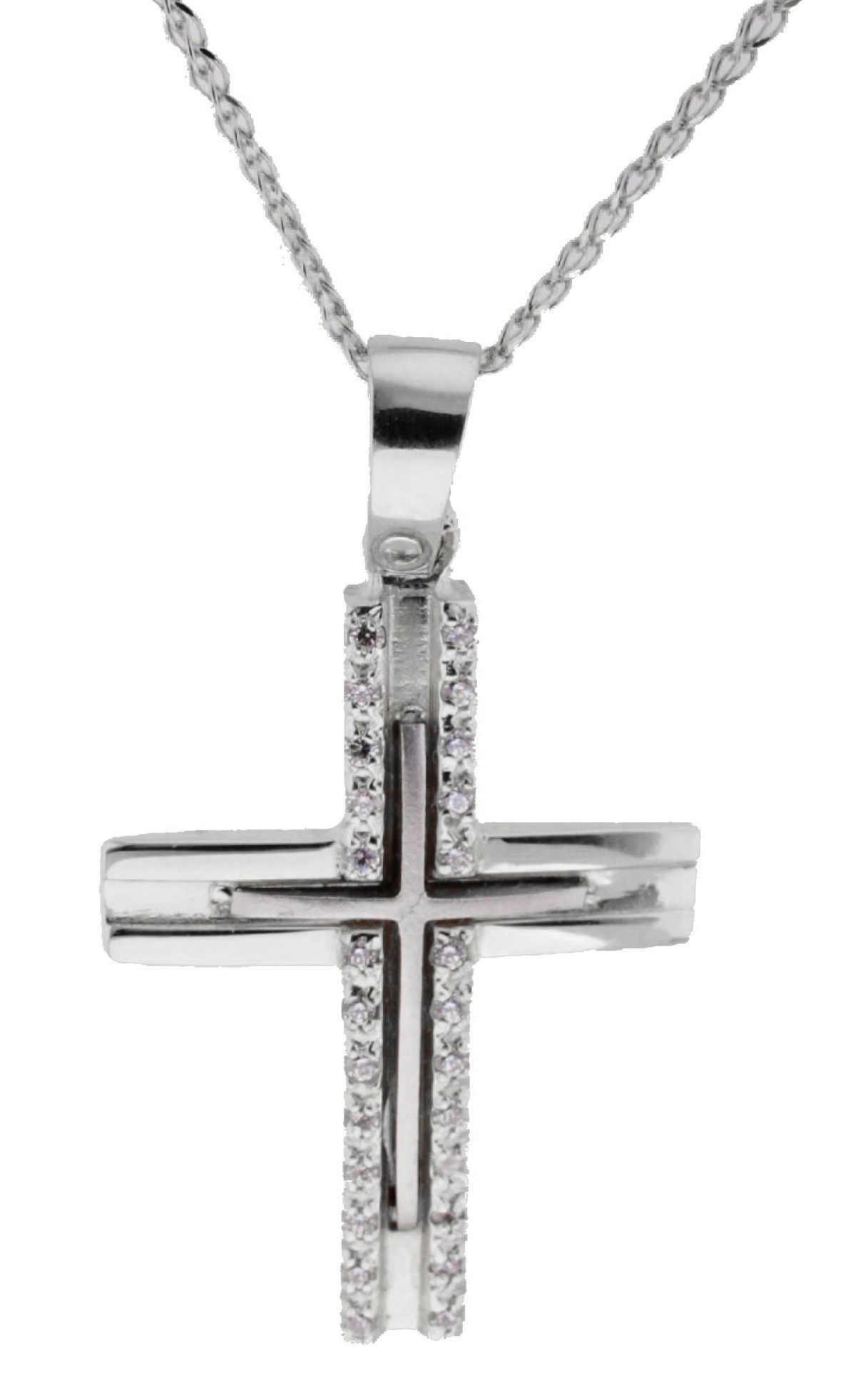 Βαπτιστικός σταυρός κορίτσι Κ14.87514 Βαπτιστικός σταυρός κορίτσι Κ14.87514