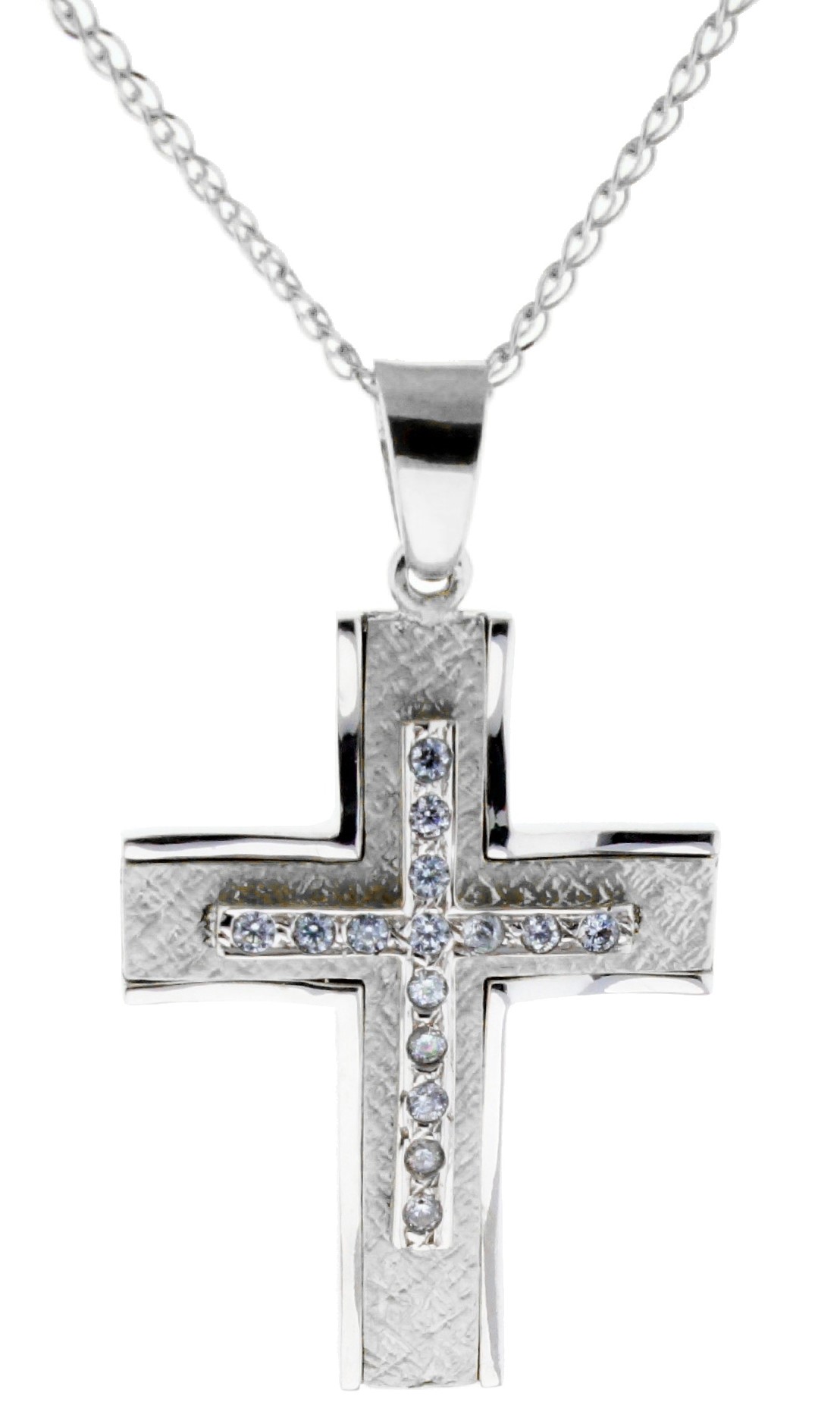 Βαπτιστικός σταυρός κορίτσι Κ14.87515 Βαπτιστικός σταυρός κορίτσι Κ14.87515