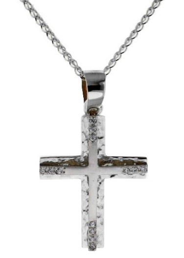 Βαπτιστικός σταυρός κορίτσι Κ14.87517 Βαπτιστικός σταυρός κορίτσι Κ14.87517