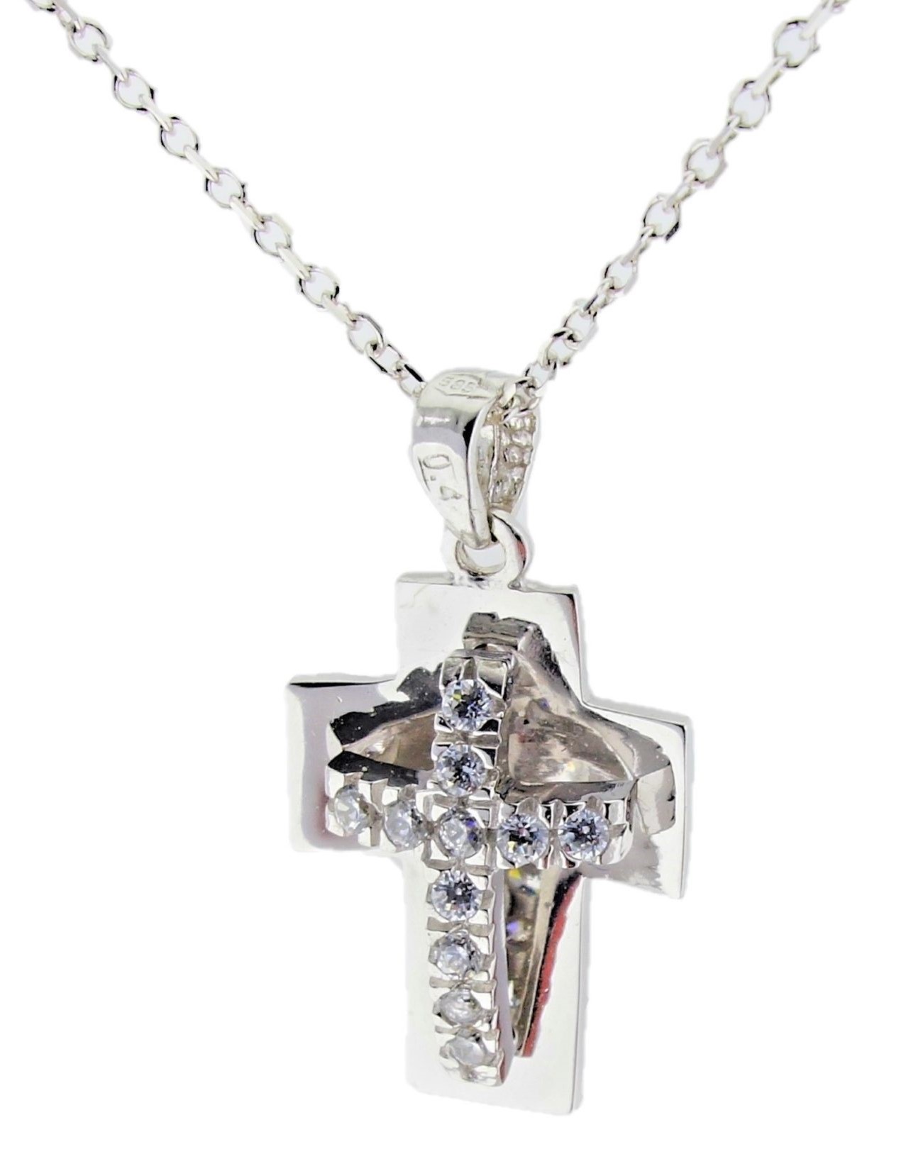 Σταυρός κορίτσι λευκόχρυσος Κ14.87532 Σταυρός κορίτσι λευκόχρυσος Κ14.87532