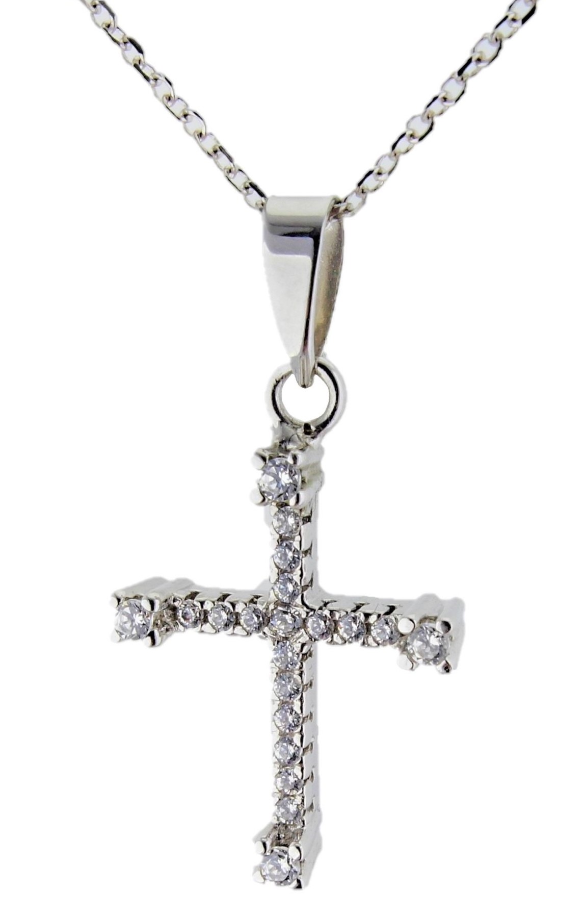 Σταυρός κορίτσι λευκόχρυσος Κ14.87539 Σταυρός κορίτσι λευκόχρυσος Κ14.87539