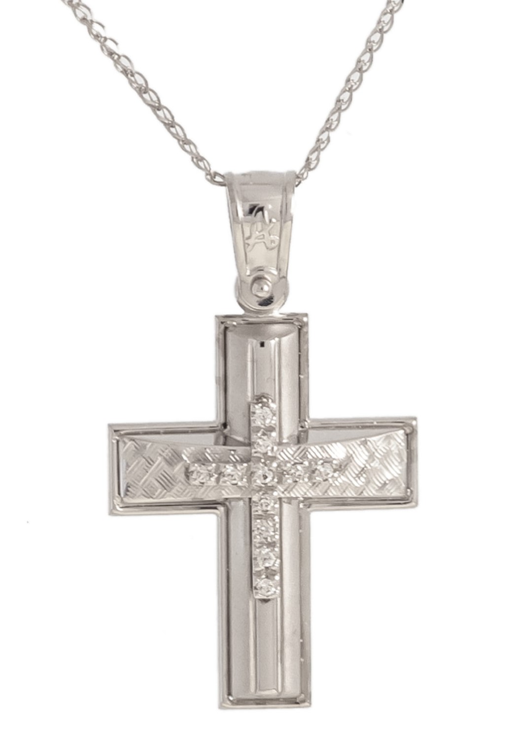 Βαπτιστικός σταυρός κορίτσι Κ14.87634 Βαπτιστικός σταυρός κορίτσι Κ14.87634