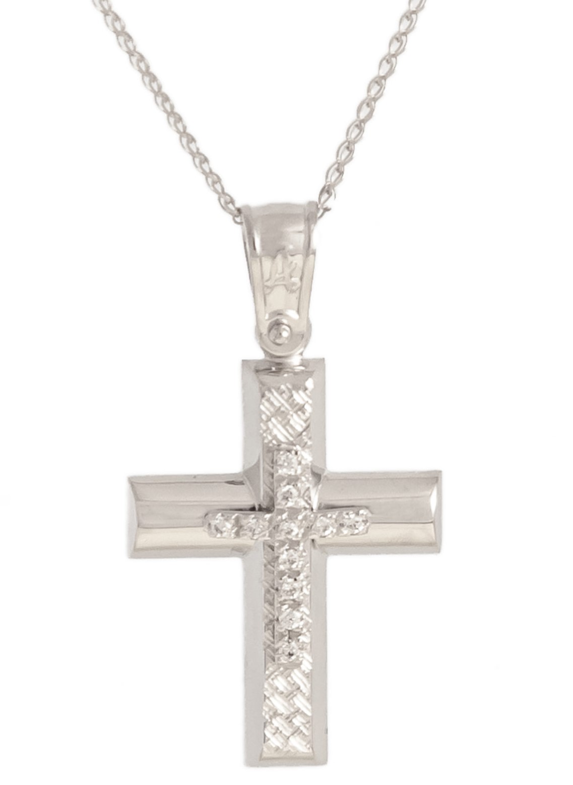 Βαπτιστικός σταυρός κορίτσι Κ14.87667 Βαπτιστικός σταυρός κορίτσι Κ14.87667