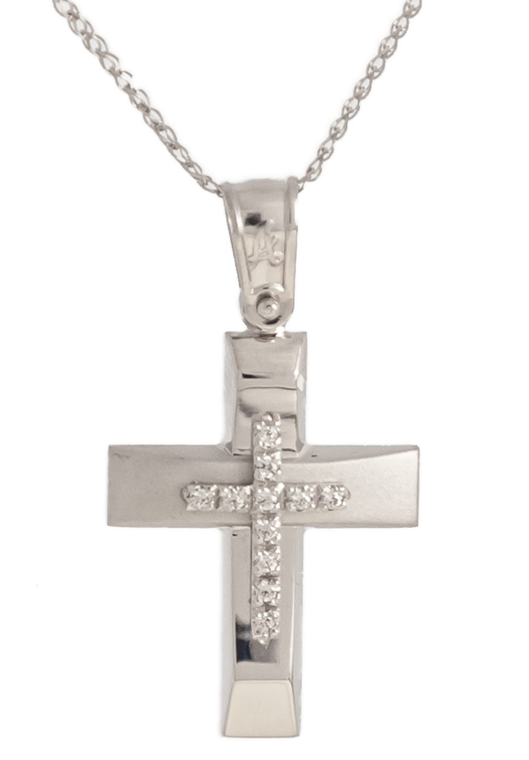 Βαπτιστικός σταυρός κορίτσι Κ14.87668 Βαπτιστικός σταυρός κορίτσι Κ14.87668