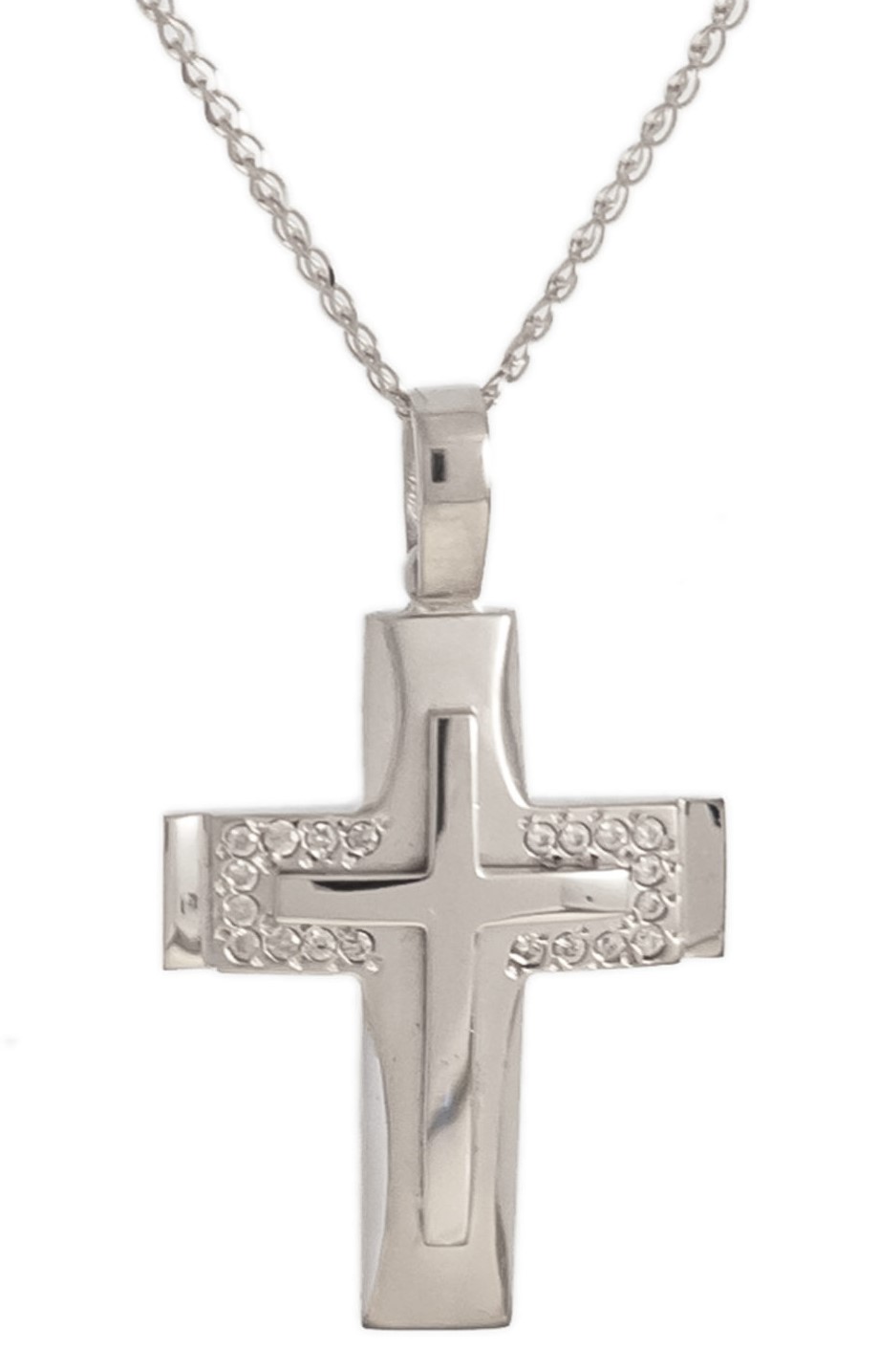 Βαπτιστικός σταυρός κορίτσι Κ14.87669 Βαπτιστικός σταυρός κορίτσι Κ14.87669