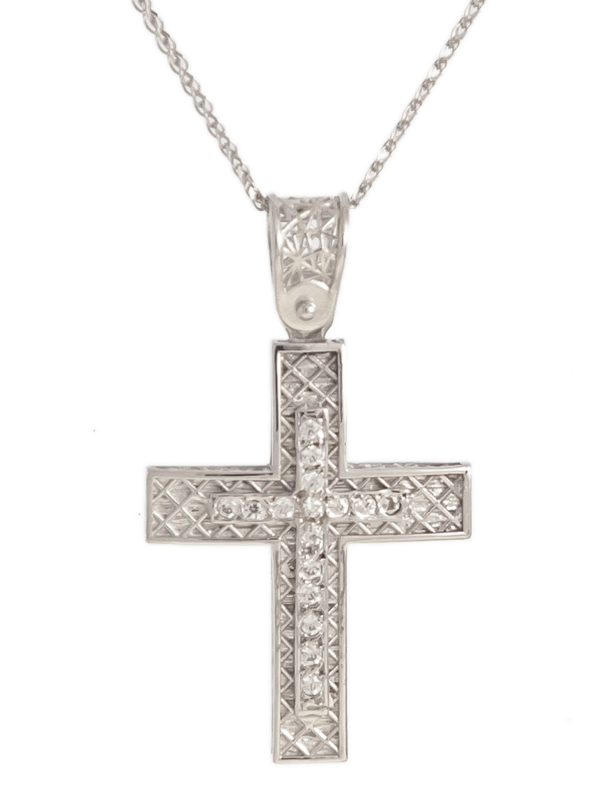 Βαπτιστικός σταυρός κορίτσι Κ14.87670 Βαπτιστικός σταυρός κορίτσι Κ14.87670