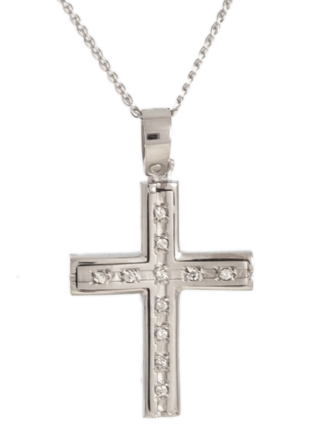 Βαπτιστικός σταυρός κορίτσι Κ14.87671 Βαπτιστικός σταυρός κορίτσι Κ14.87671