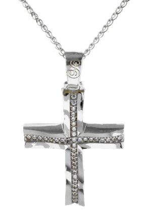 Βαπτιστικός σταυρός κορίτσι Κ14.87679