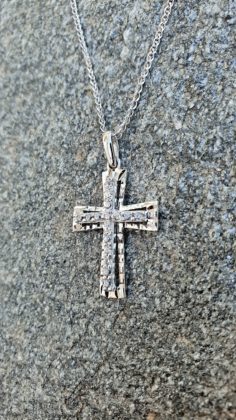 Σταυρός κορίτσι λευκόχρυσος Κ14.87688