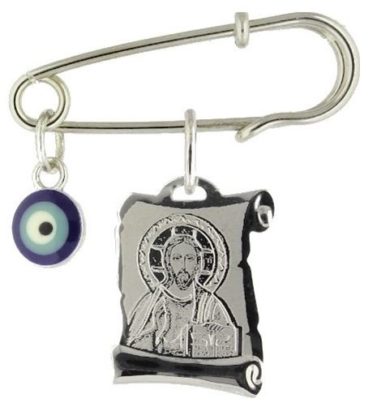 Παιδικό Φυλαχτό Λευκόχρυσο Κ14.557