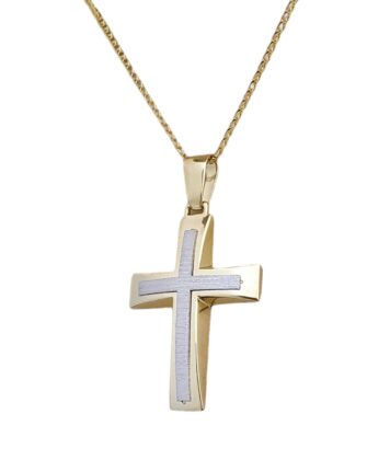 Βαπτιστικός σταυρός χρυσός Κ14.88783