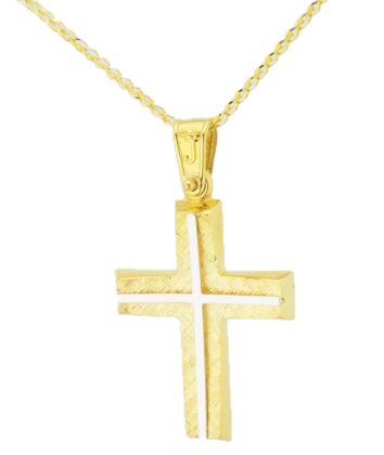 Βαπτιστικός σταυρός χρυσός Κ14.88801