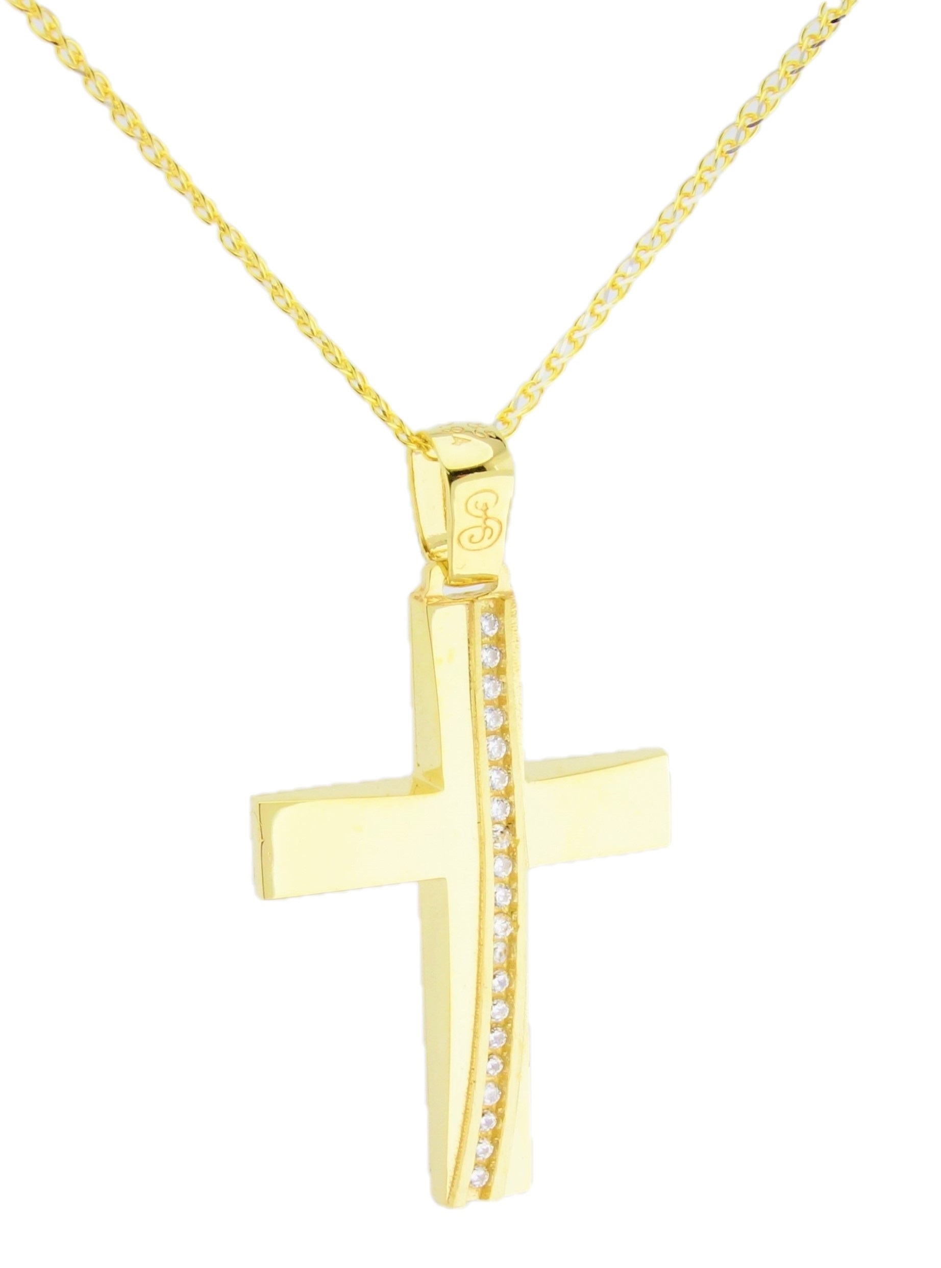 Βαπτιστικός σταυρός κορίτσι Κ14.88802 Βαπτιστικός σταυρός κορίτσι Κ14.88802