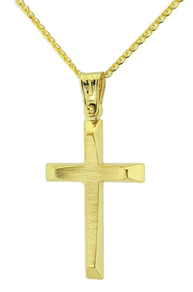 Βαπτιστικός σταυρός χρυσός Κ14.88811