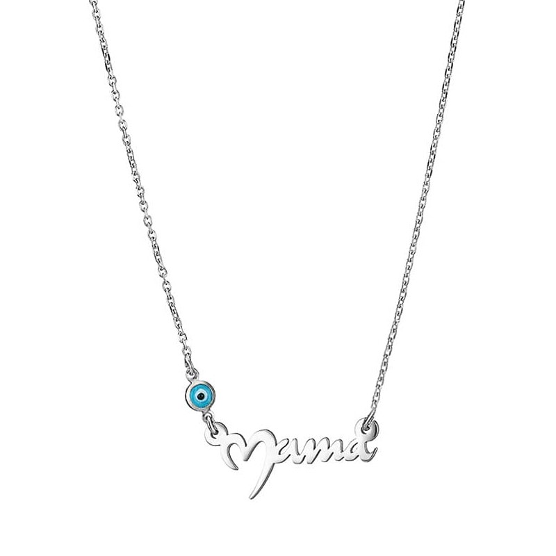 Oxette Κολιέ Mama Ασήμι 925° 01X01-04659 Oxette Κολιέ Mama Ασήμι 925° 01X01-04659