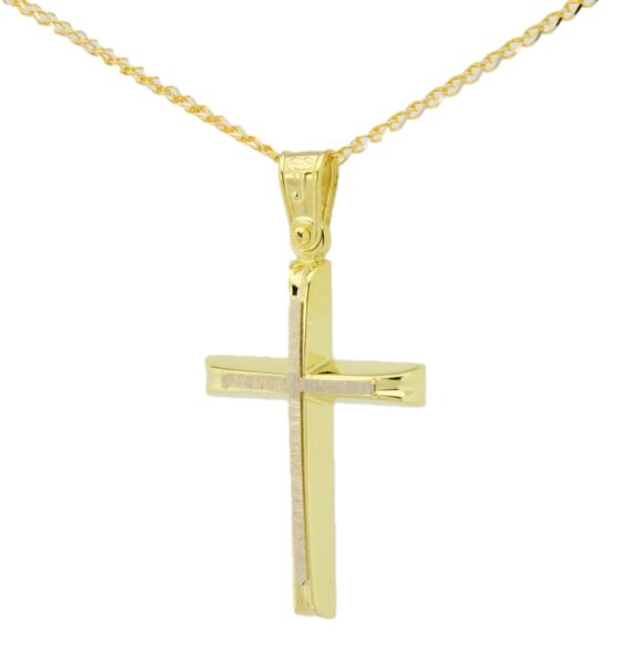 Βαπτιστικός σταυρός χρυσός Κ14.88868