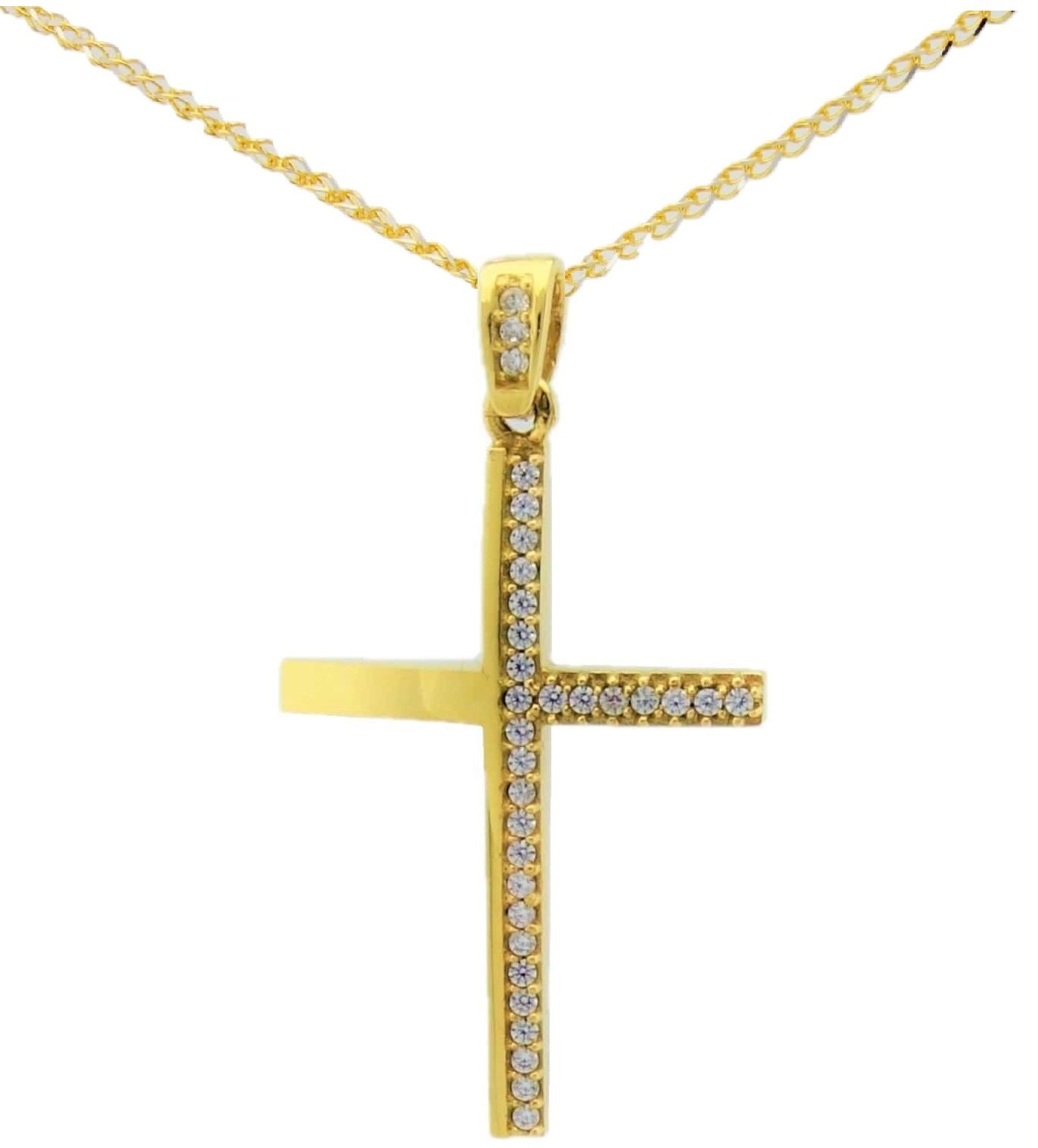 Βαπτιστικός σταυρός κορίτσι Κ14.88883 Βαπτιστικός σταυρός κορίτσι Κ14.88883