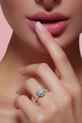 Μονόπετρο δαχτυλίδι λευκόχρυσο 14Κ Κ14.9244