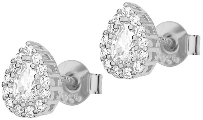 Σκουλαρίκια Δάκρυ ασημένια 925 S144