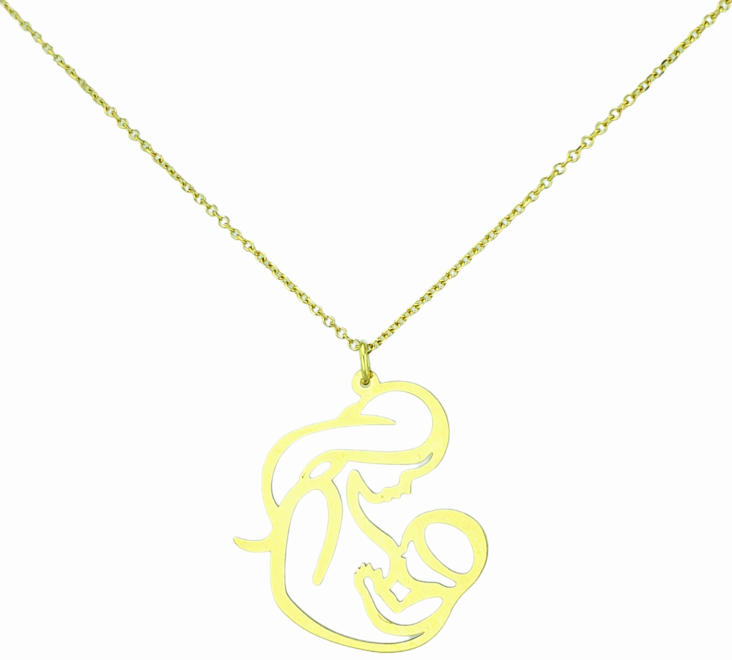 Χρυσό κολιέ Μαμα-παιδί K14.1123 Χρυσό κολιέ Μαμα-παιδί K14.1123