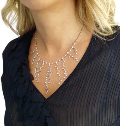 Κολιέ 18 καρατίων με διαμάντια K18.1002