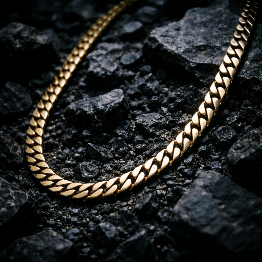 Χρυσή Αλυσίδα Λαιμού Cuban Link K14.14214 Χρυσή Αλυσίδα Λαιμού Cuban Link K14.14214