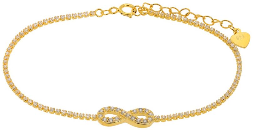 Βραχιόλι Απειρο Ριβιέρα Ασημένιο 3A-BR623-3