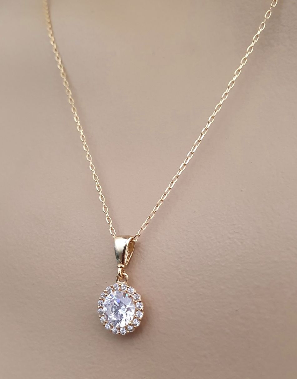 Χρυσό κολιέ ροζέτα 9 καράτια K9.51355 Χρυσό κολιέ ροζέτα 9 καράτια K9.51355