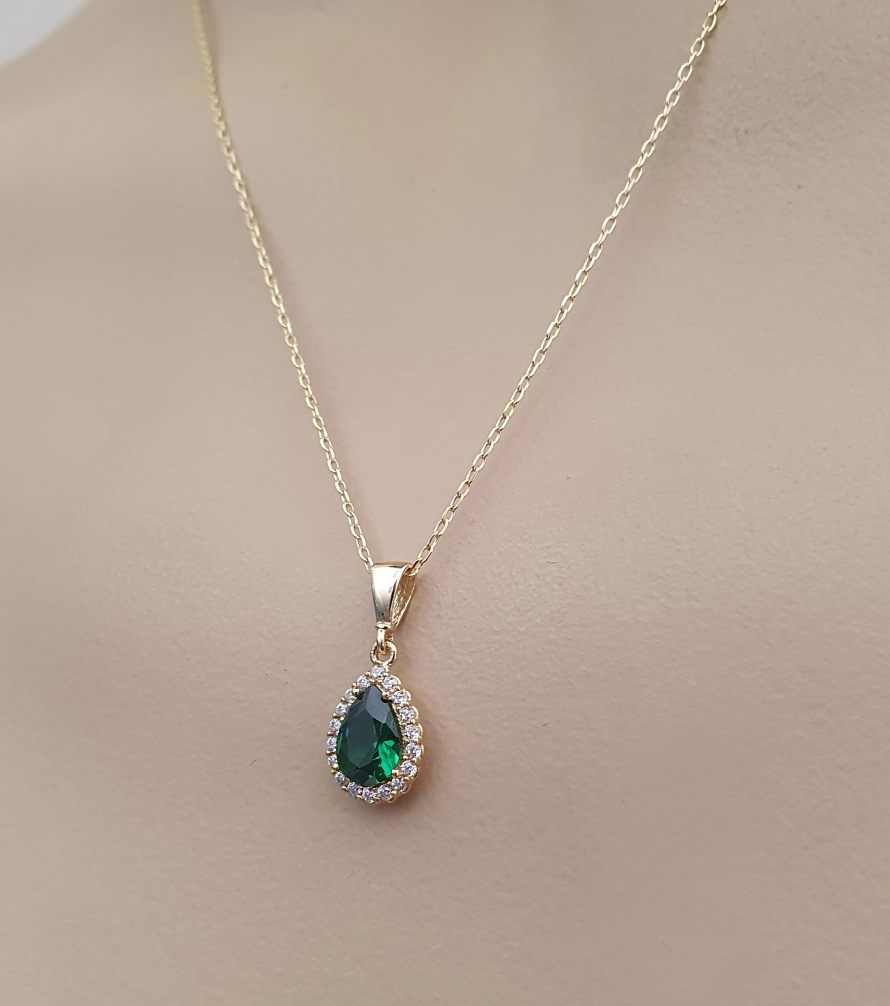 Χρυσό κολιέ σταγόνα 9 καράτια K9.51228 Χρυσό κολιέ σταγόνα 9 καράτια K9.51228