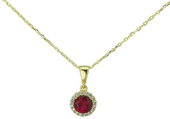 Χρυσό κολιέ ροζέτα 9 καράτια K9.51311