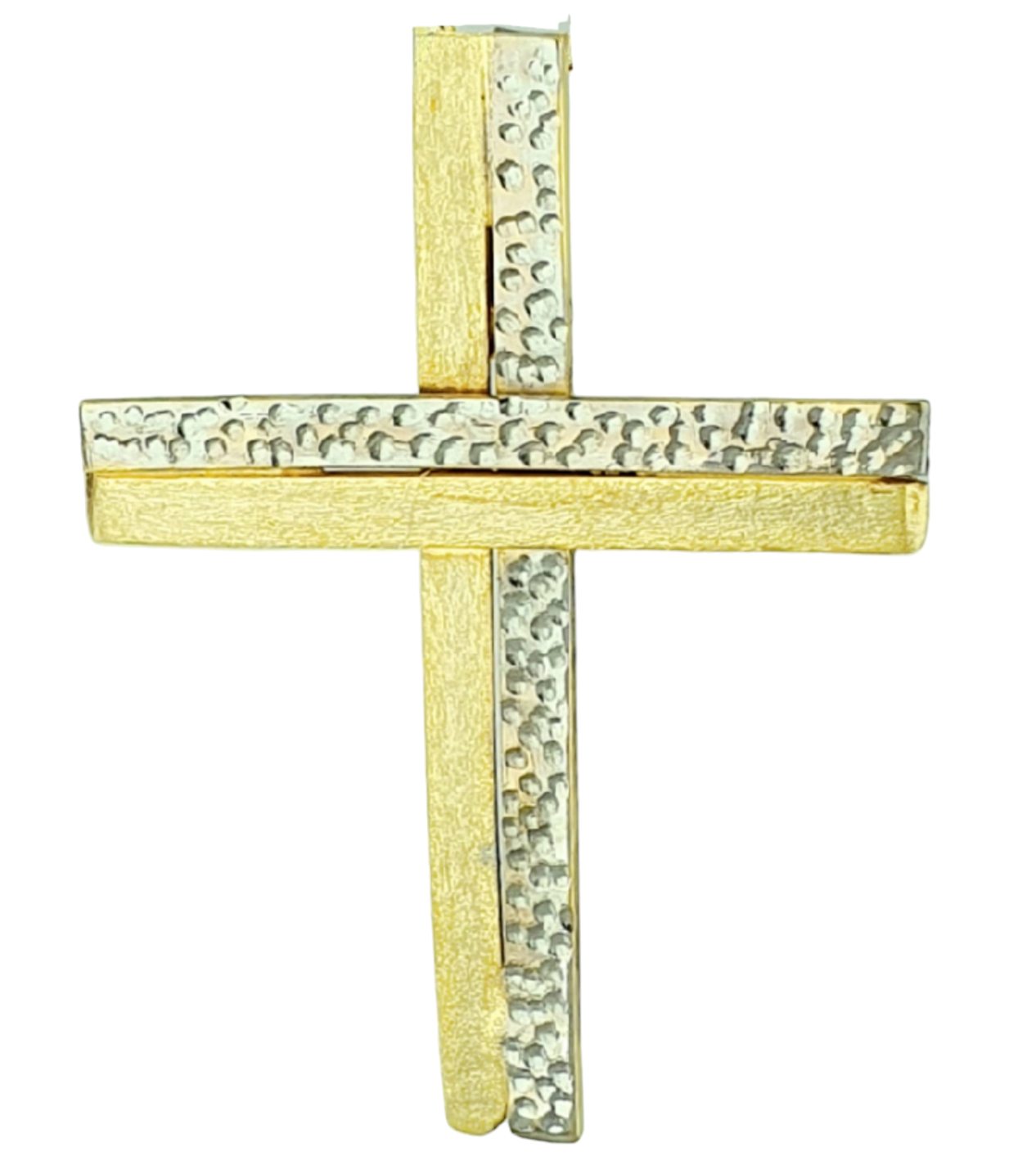 Χειροποιητος σταυρός χρυσός Κ14.X0280 Χειροποιητος σταυρός χρυσός Κ14.X0280