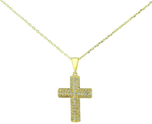 Σταυρός με αλυσίδα χρυσός Κ9.805