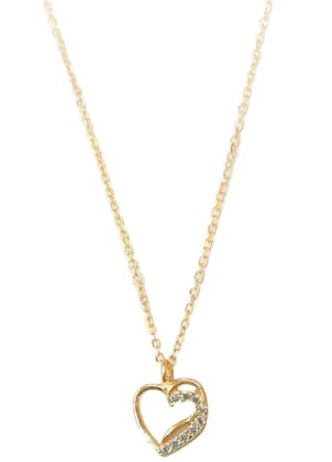 Χρυσό κολιέ καρδιά 14 καράτια K14.5184