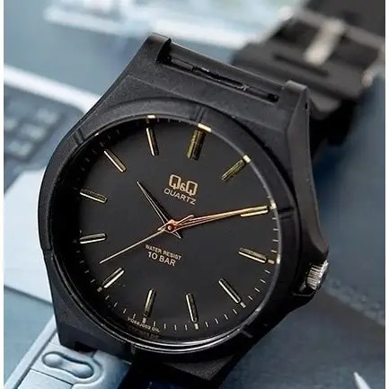 Q&Q BLACK RUBBER STRAP VQ66J003Y Q&Q BLACK RUBBER STRAP VQ66J003Y