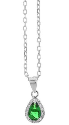 Κολιέ Ασημένιο 925° Δάκρυ 5F-KD044-1E