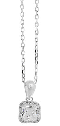 Κολιέ Ασημένιο 925° Ροζέτα 5TU-KD009-1