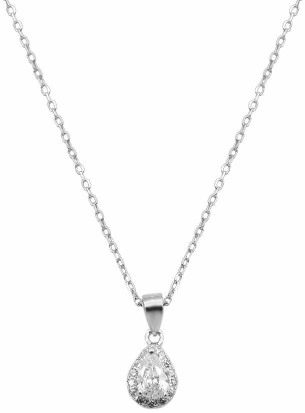 Κολιέ Ασημένιο 925° Δάκρυ 5F-KD044-1