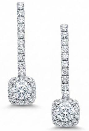 Σκουλαρίκια ροζέτα ασημένια 925 5tf-sc002-1