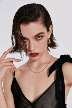 Κολιέ Ριβιέρα Ασημένιο 925° 6A-KD172-4