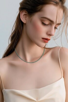 Κολιέ Ριβιέρα Ασημένιο 925° 6A-KD193-2