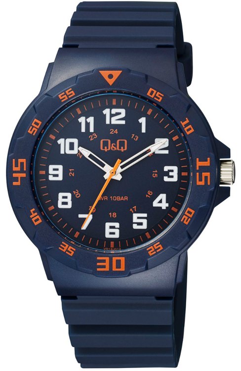 Q&Q BLACK RUBBER STRAP VR18J012Y Q&Q BLACK RUBBER STRAP VR18J012Y