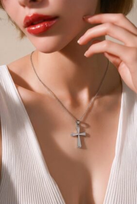 Σταυρός λευκόχρυσος Κορίτσι Κ14.1198